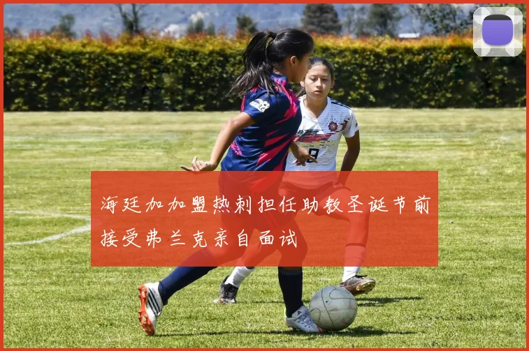 海廷加加盟热刺担任助教圣诞节前接受弗兰克亲自面试